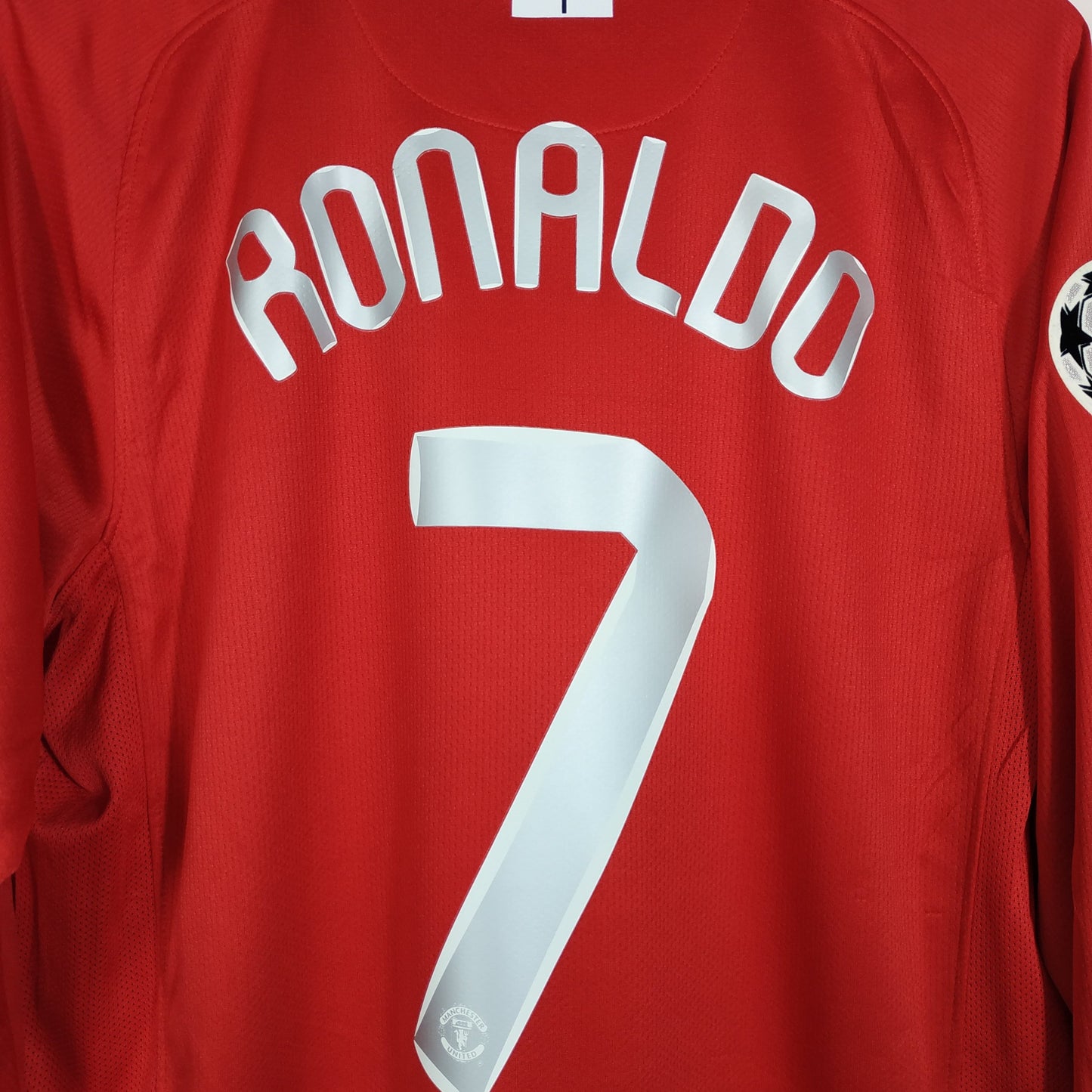 C.Ronaldo #7 |Manchester United Home 07/08 UCL Long Sleeve